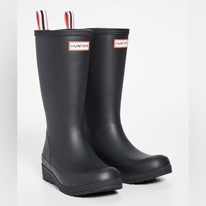 NWOT Hunter Play Tall Boot in Black